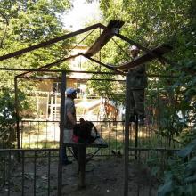ремонт дворов оборудования Ленина 19