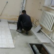 ул. Калинина, 62А восстановление кафел плитки после замены канализ